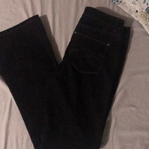 Size 8 Boot Leg White House Black Jeans